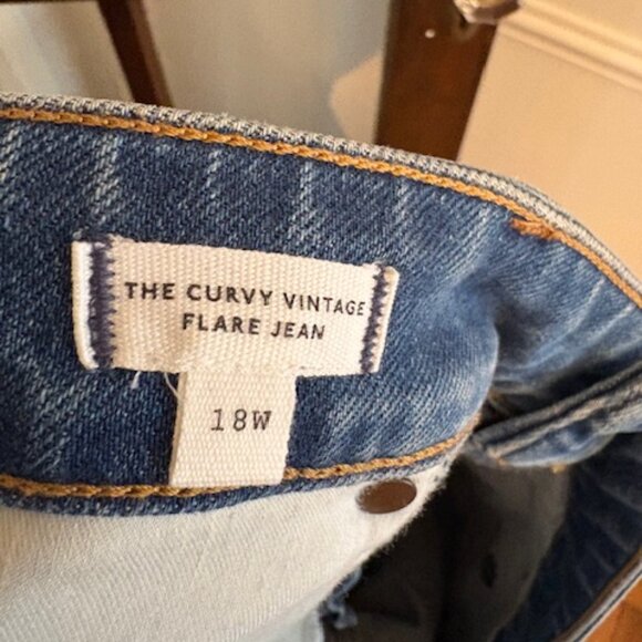 Madewell The Curvy Vintage Flare Jean, Size 18W NWOT - Picture 6 of 8